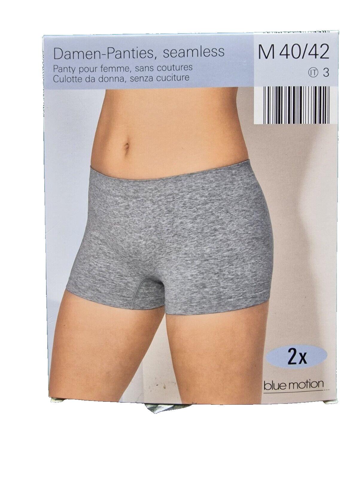 Blue Motion Damen-Panties, Seamless, 2 Stück, M (40/42)